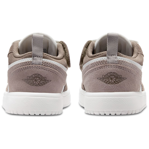 Boys' Preschool AJ 1 Low Olive Grey/Summit White/Enigma Stone - View 3