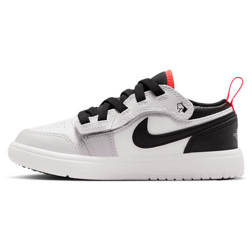 Boys' Preschool AJ 1 Low Black/Summit White/Grey - View 2
