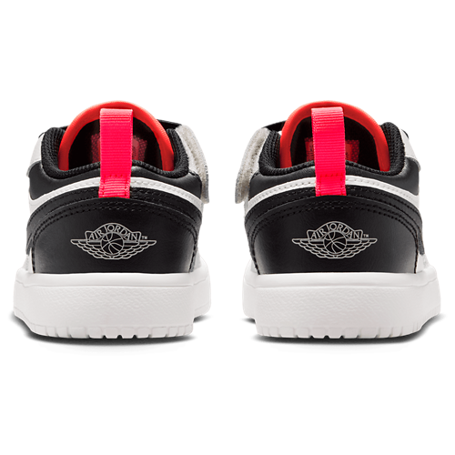 Boys' Preschool AJ 1 Low Black/Summit White/Grey - View 3