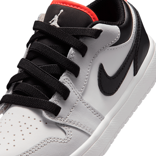 Boys' Preschool AJ 1 Low Black/Summit White/Grey - View 7