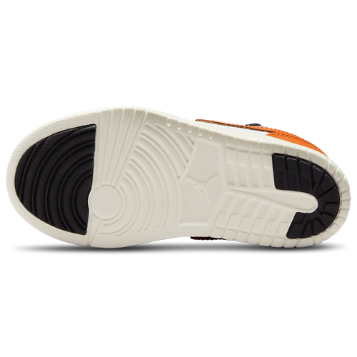 Boys' Preschool AJ 1 Low Black/Orange - View 5