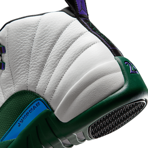 Men's Retro 12 White/Green/Gold - View 8