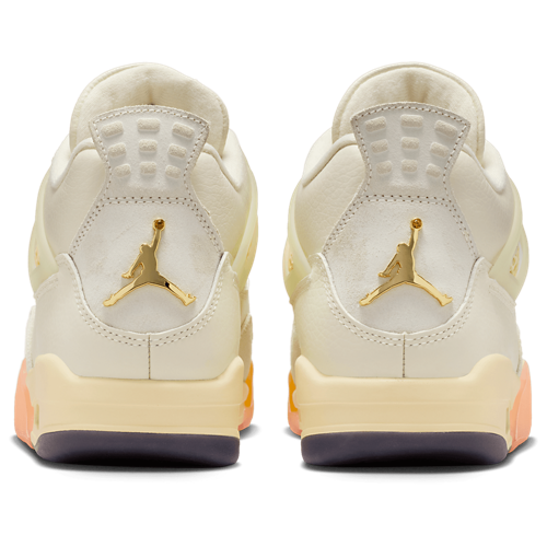 Women's 4 Retro Metallic Gold/Muslin/Coconut Milk - View 3