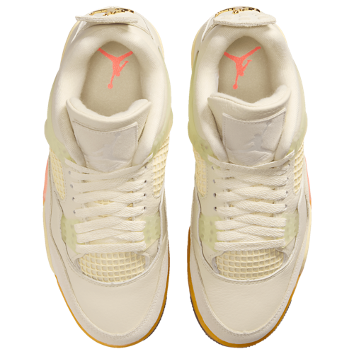 Women's 4 Retro Metallic Gold/Muslin/Coconut Milk - View 4