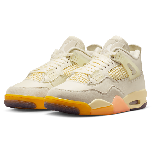 Women's 4 Retro Metallic Gold/Muslin/Coconut Milk - View 6