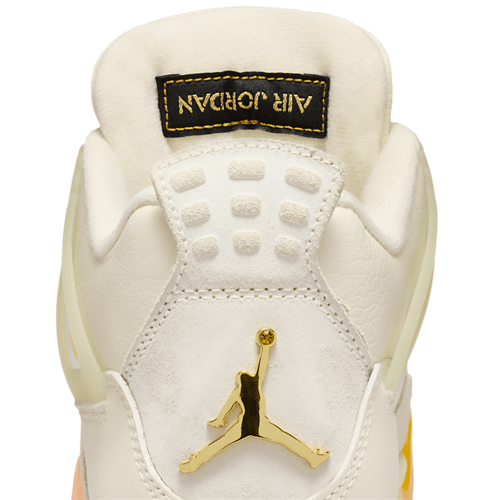 Women's 4 Retro Metallic Gold/Muslin/Coconut Milk - View 9