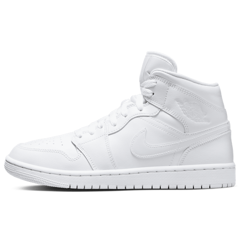 Women's AJ 1 Mid 365 White/White/White - View 2