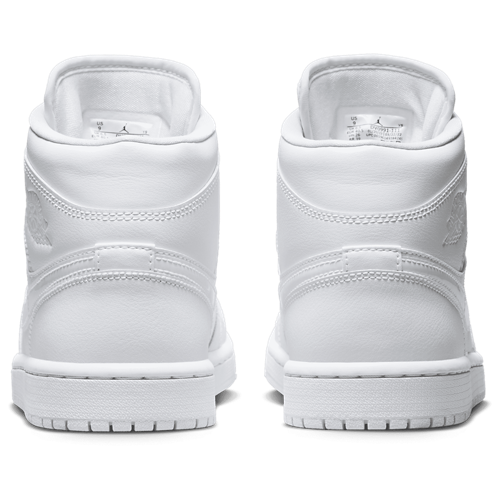 AJ 1 Mid 365 White/White/White - View 3