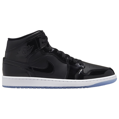 Men's AJ 1 Mid SE Purple/White/Black - View 1