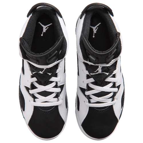 Boys' Preschool Retro 6 Black/White/Black - View 4