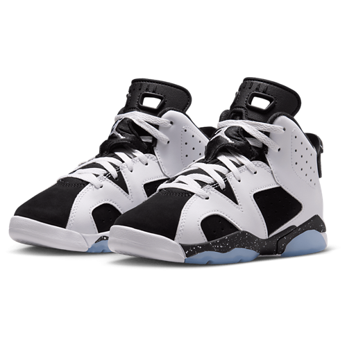 Boys' Preschool Retro 6 Black/White/Black - View 6