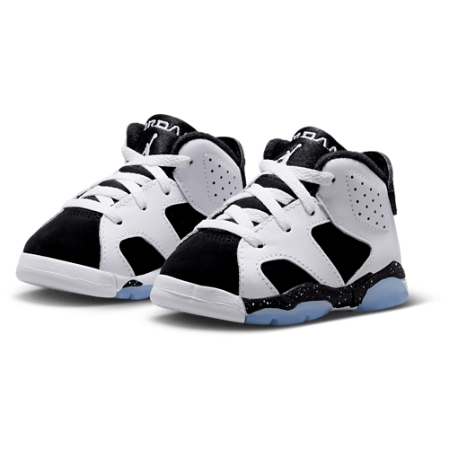 Boys' Toddler Retro 6 Black/White/Black - View 6