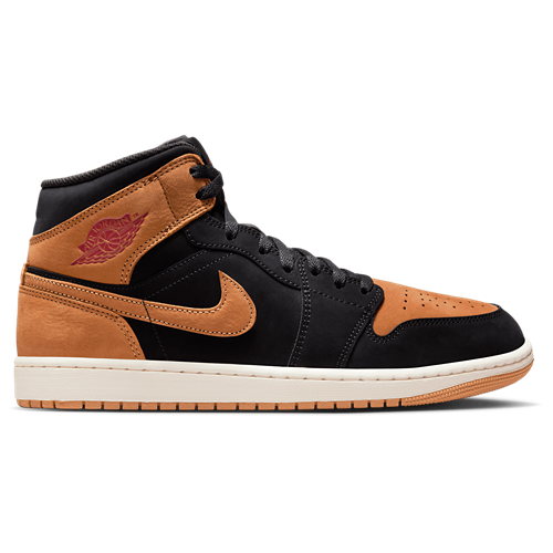 Men's 1 Mid SE Flax/Black/Varsity Red - View 1