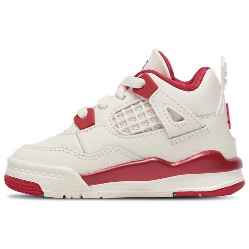 Girls' Toddler Retro 4 White/Red - View 2