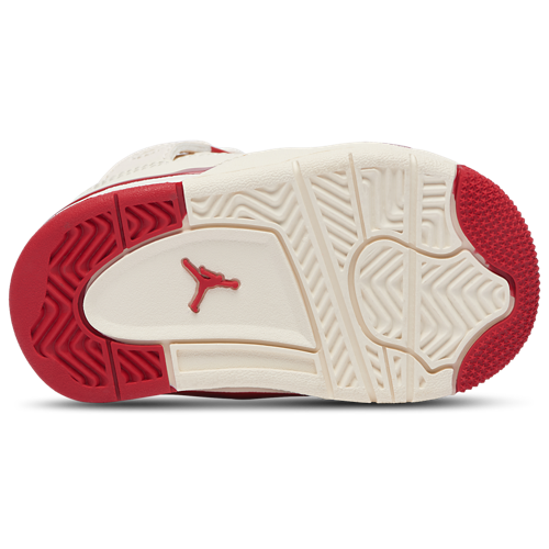 Girls' Toddler Retro 4 White/Red - View 5