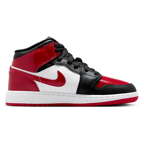 Boys' Grade School 1 Mid SE White/Varsity Red/Black - View 1