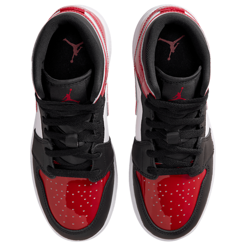 Boys' Grade School 1 Mid SE White/Varsity Red/Black - View 4