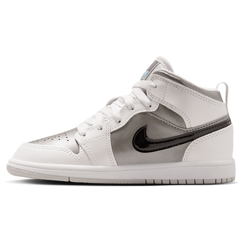 Boys' Preschool AJ 1 Mid SE Uni Photon Dust/Blue Chill - View 2