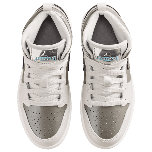 Boys' Preschool AJ 1 Mid SE Uni Photon Dust/Blue Chill - View 4