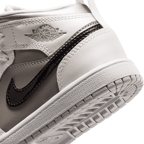 Boys' Preschool AJ 1 Mid SE Uni Photon Dust/Blue Chill - View 8