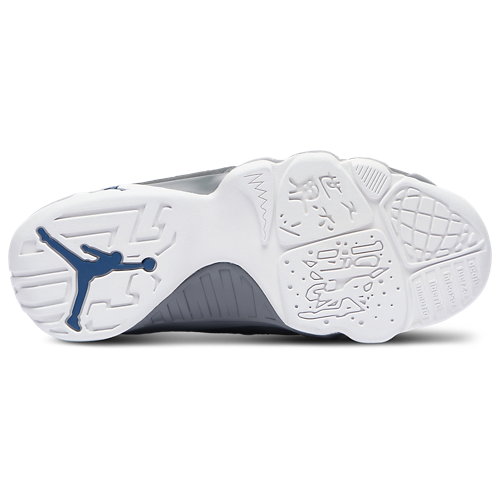 Boys' Grade School Retro 9 White/Blue/Grey - View 5