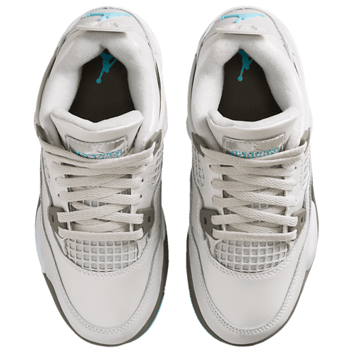 Boys' Preschool Retro 4 Photon Dust/Blue Chill/Flat Pewter - View 4