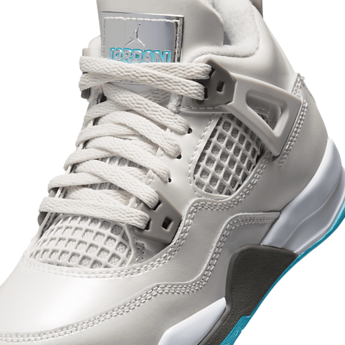 Boys' Preschool Retro 4 Photon Dust/Blue Chill/Flat Pewter - View 7