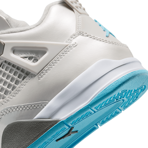 Boys' Preschool Retro 4 Photon Dust/Blue Chill/Flat Pewter - View 8