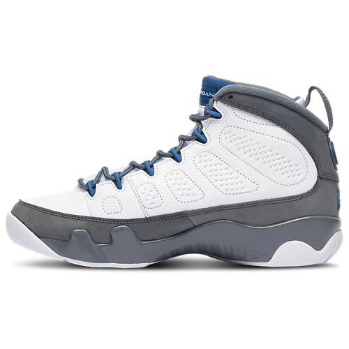 Retro 9 White/Flint Grey/French Blue - View 2