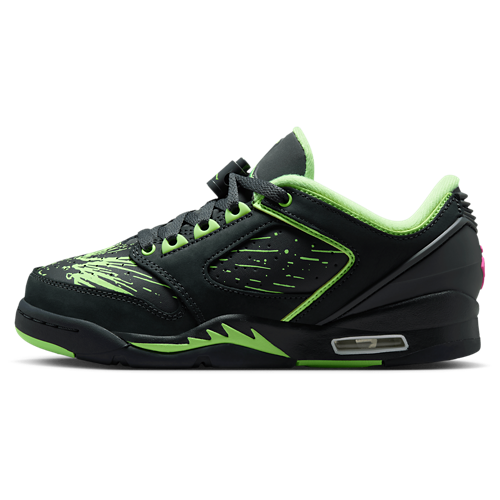 Boys' Grade School Sixty Plus Low Anthracite/Anthracite/Lime Blast - View 2