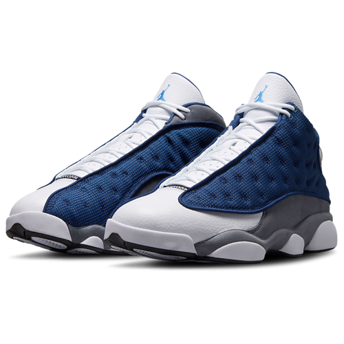 Men's Retro 13 Navy/University Blue/Flint Grey - View 8