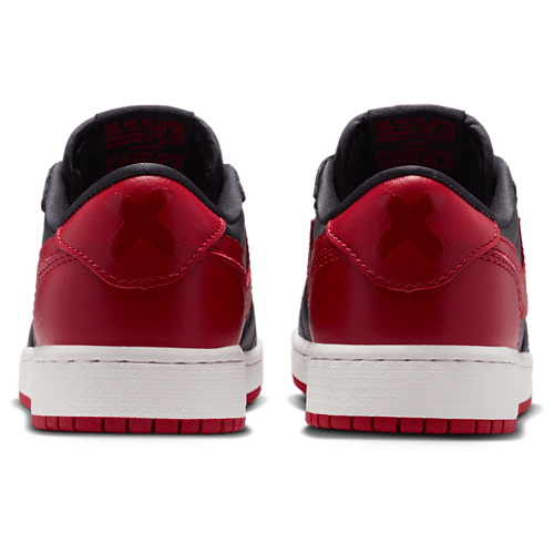 Boys' Grade School AJ 1 Retro Low OG Black/Red/White - View 3