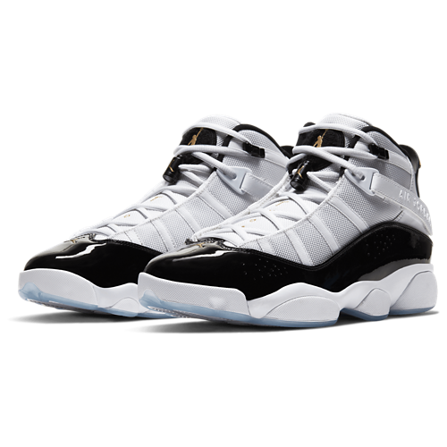 6 Rings Black/Metallic Gold/White - View 7