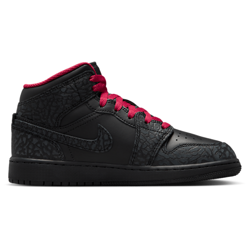 Boys' Grade School AJ1 Mid SE Tough Red/Black/Black - View 1