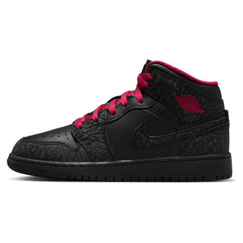 Boys' Grade School AJ1 Mid SE Tough Red/Black/Black - View 2
