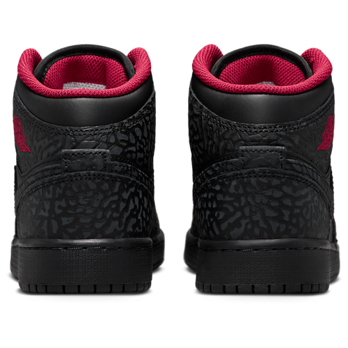 Boys' Grade School AJ1 Mid SE Tough Red/Black/Black - View 3