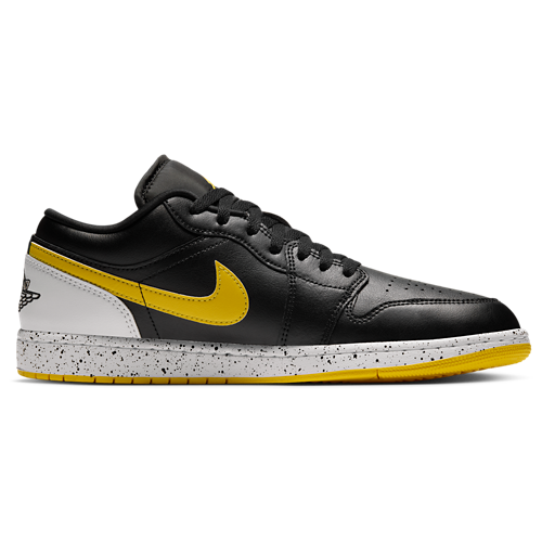 Men's 1 Low SE Black/Tour Yellow/White - View 1