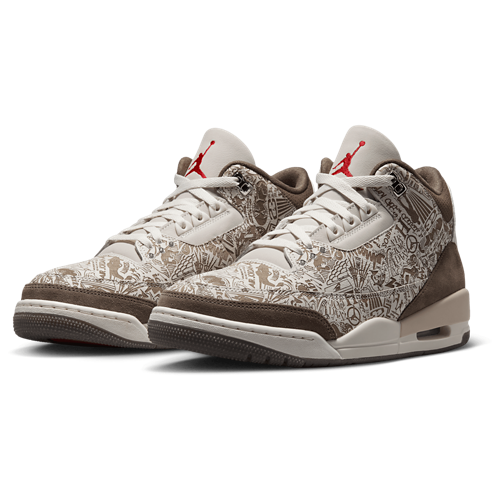 3 Retro White/Tan /Red - View 6