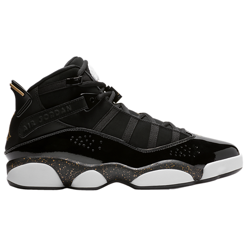6 Rings Black/White/Metallic Gold - View 1