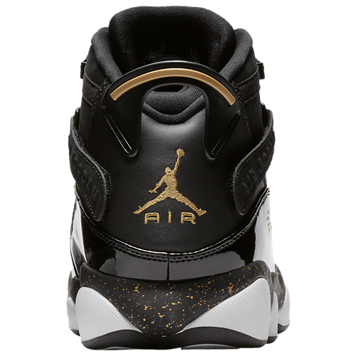 6 Rings Black/White/Metallic Gold - View 3